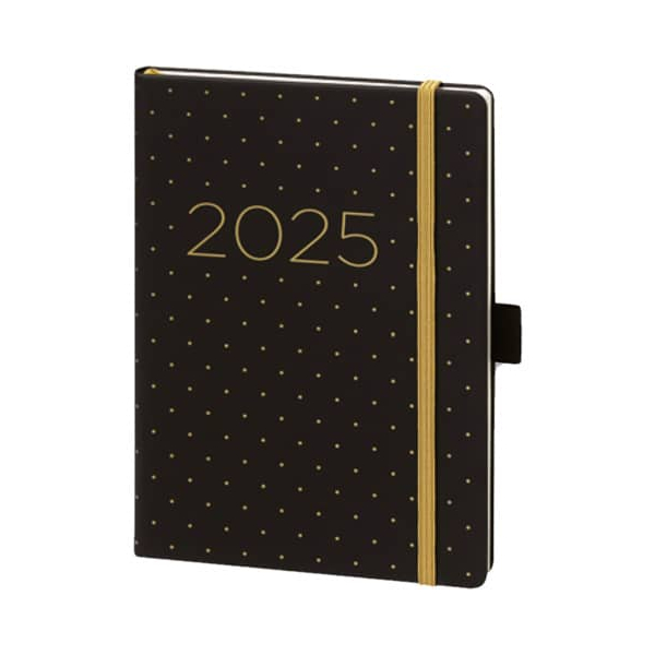 4000867749728 - Buchkalender 02-0355 schwarz gold  4000867749728 BSB