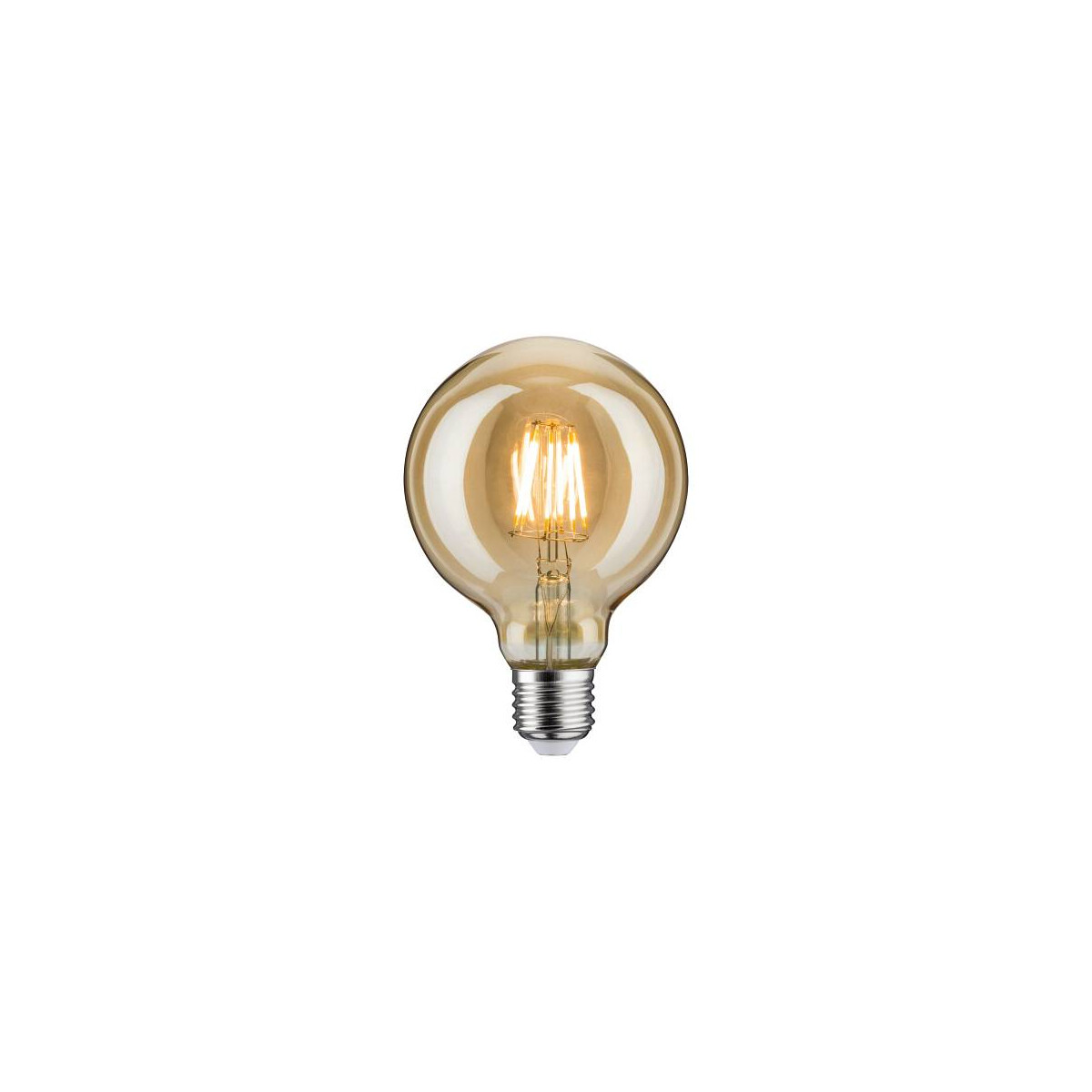 4000870285213 - 28521 led Vintage-Globe 95 6W E27 Gold Goldlicht dimmbar - Paulmann