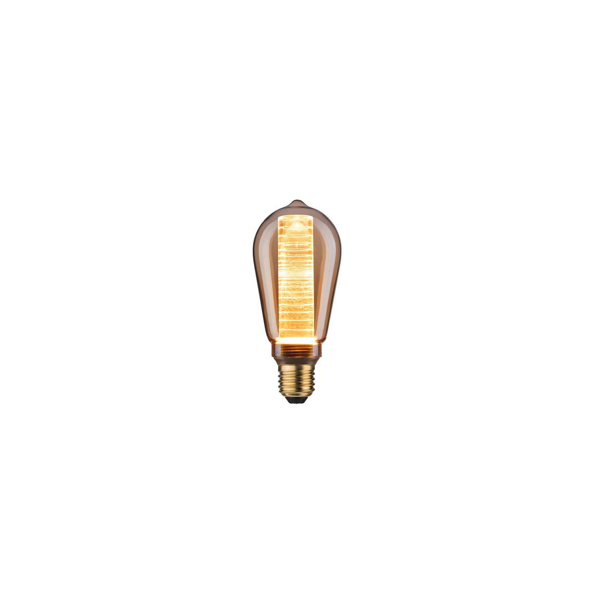 4000870285992 - Inner Glow Edition LED Kolben Innenkolben Ringmuster E27 230V 230lm 4W 1800K Gold