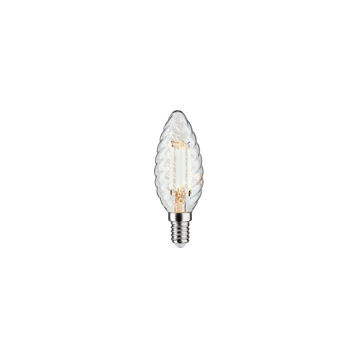 4000870287071 - Vintage Edition Standard 230V LED Kerze E14 gedrehtes Glas 450lm 47W 2700K dimmbar Klar