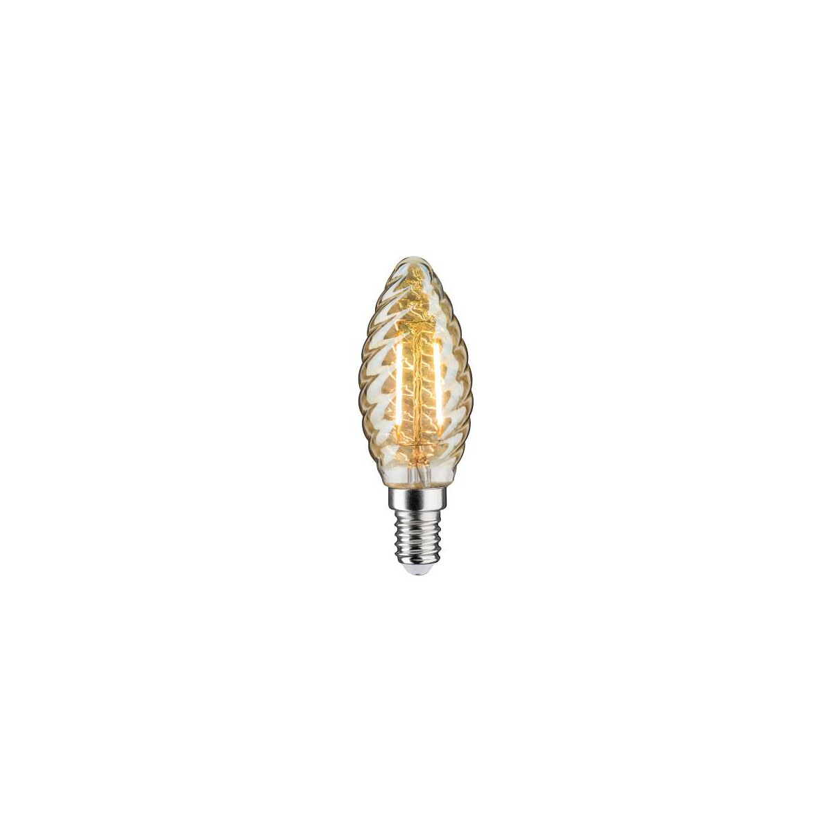 4000870287088 - Vintage Edition Standard 230V LED Kerze E14 gedrehtes Glas 260lm 26W 2500K Gold