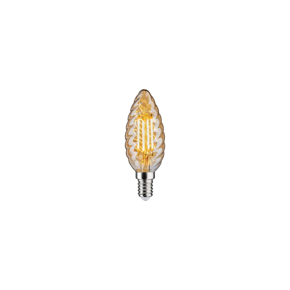 4000870287095 - Vintage Edition Standard 230V LED Kerze E14 gedrehtes Glas 430lm 47W 2500K dimmbar Gold