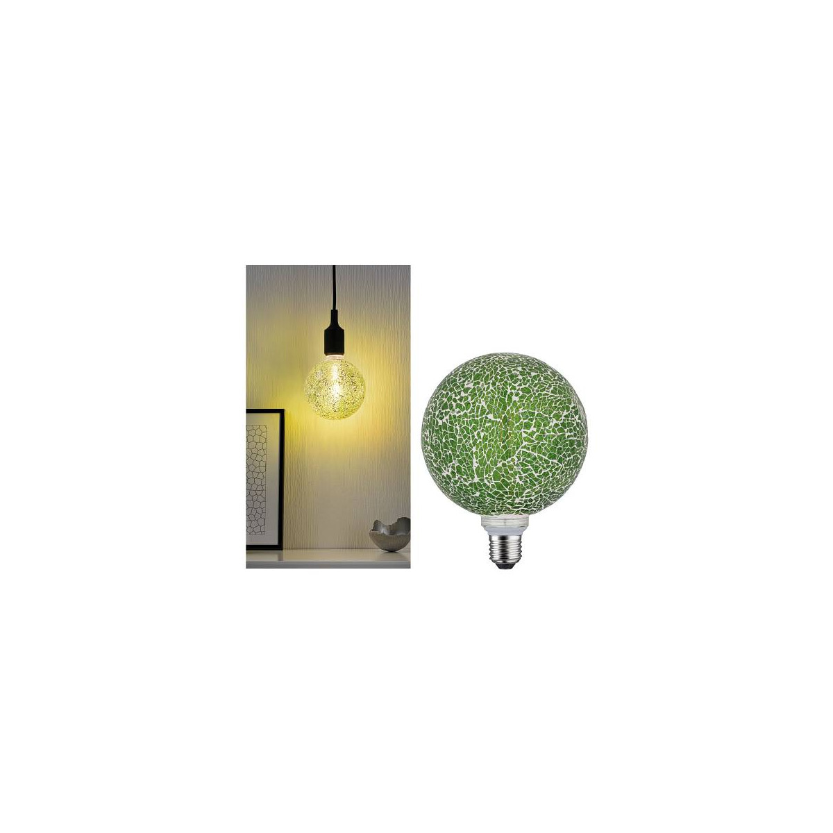 4000870287477 - 28747 LED EEK F (A - G) E27 Globeform 5 W = 40 W Warmweiß (Ø x H) 130 mm x 170 mm 1 St