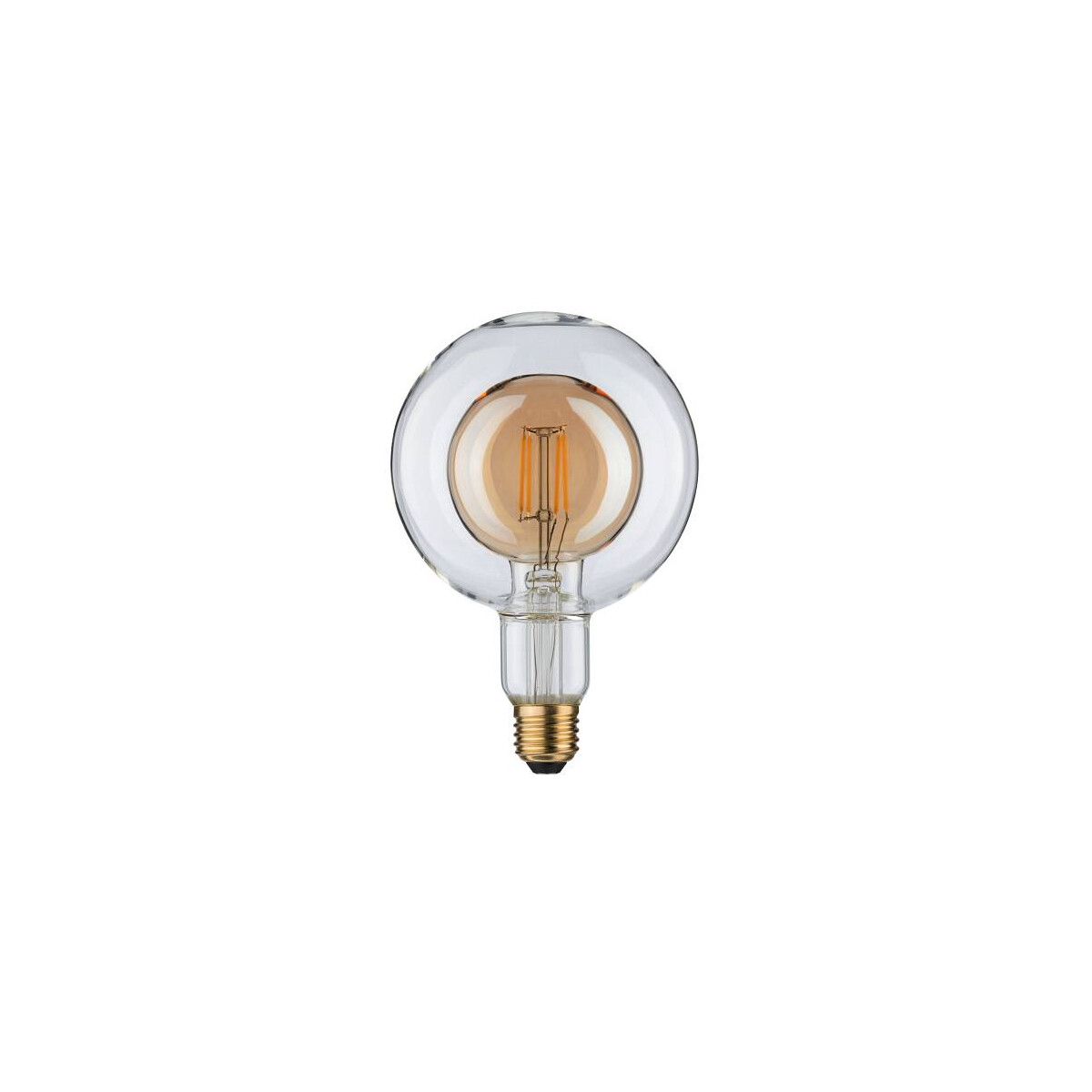 4000870287651 - Led Leuchtmittel G125 Inner Shape gold 4 w E27 dimmbar Leuchtmittel - Paulmann