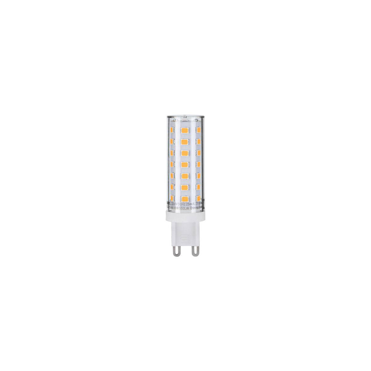 4000870288061 - Standard 230V LED Stiftsockel G9 1er-Pack 550lm 6W 2700K dimmbar Klar