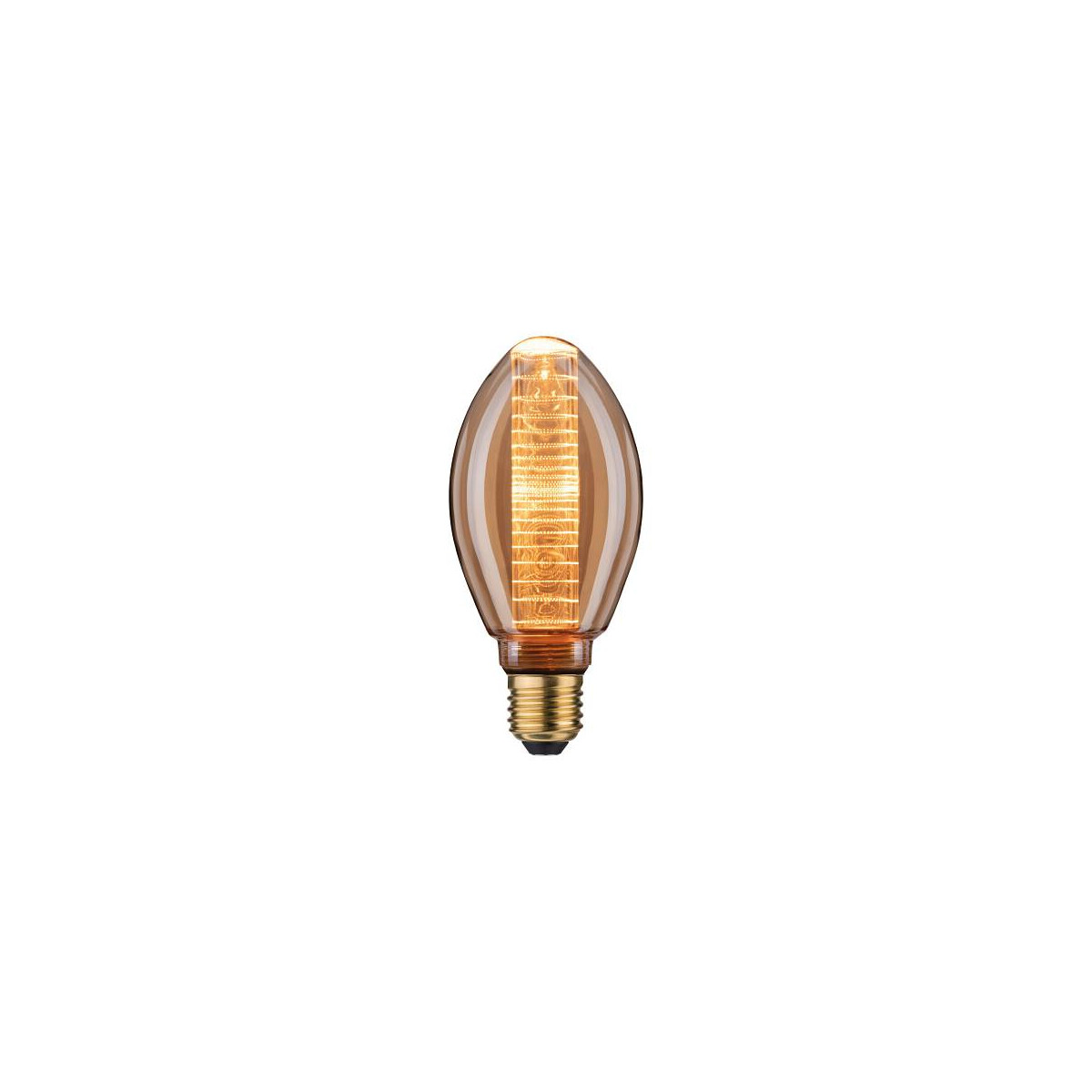 4000870288283 - 28828 led Vintage-Birne B75 Inner Glow E27 Gold mit Innenkolben Ringmuster dimmbar - Paulmann