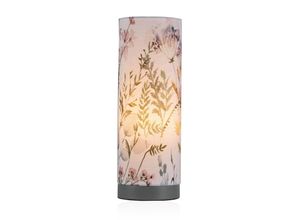 4000870480045 - Tischleuchte Flowery Romance in Beige und Grau E14 - Beige - Pauleen