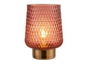 4000870481349 - Led Tischleuchte Rose Glamour in Rosa und Messing 08W 30lm - Rosa - Pauleen