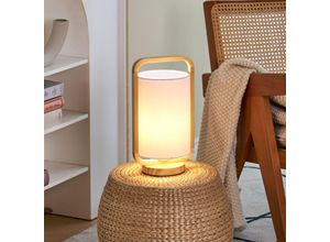 4000870483176 - Pauleen Woody Charm Tischlampe aus Stoff und Holz