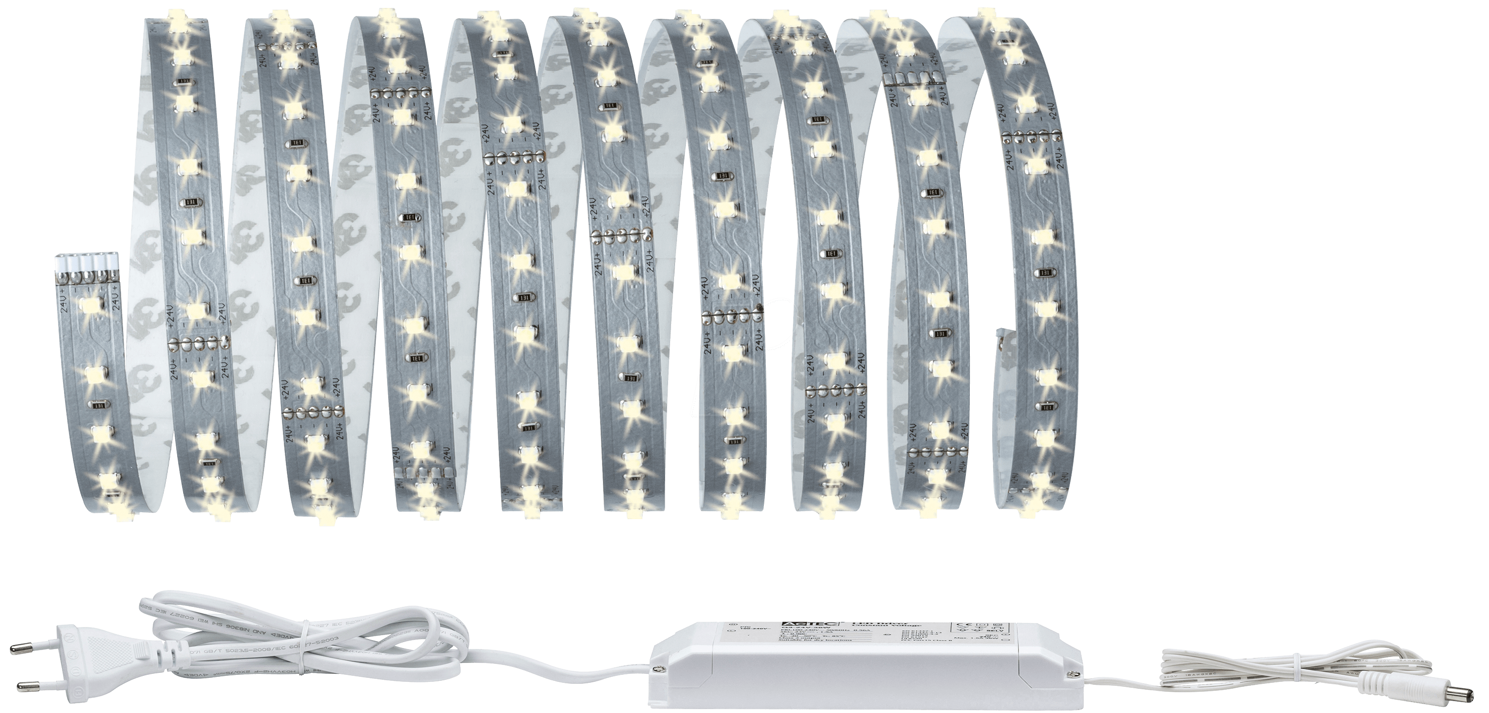 4000870705797 - MaxLED 500 70579 LED-Streifen-Basisset mit Stecker 24 v 3 m Warmweiß 1 St - Paulmann