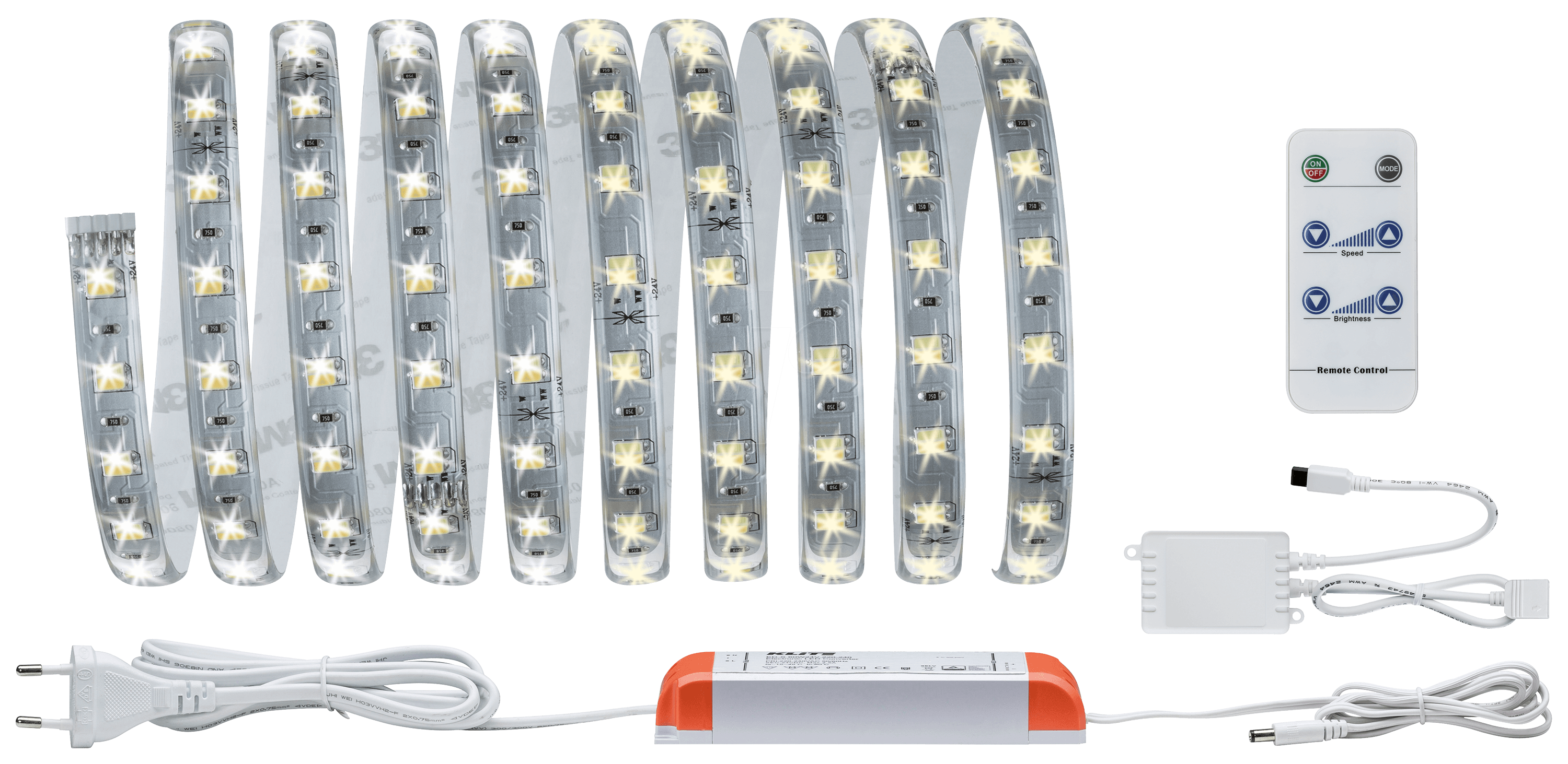 4000870706244 - MaxLED Tunable White 70624 LED-Streifen-Basisset mit Stecker 24 V 3 m Warmweiß Neutralweiß Tageslichtweiß 1 St 4000870706244 - MaxLED Tunable White 70624 LED-Streifen-Basisset mit Stecker 24 V 3 m Warmweiß Neutralweiß Tageslichtweiß 1 St