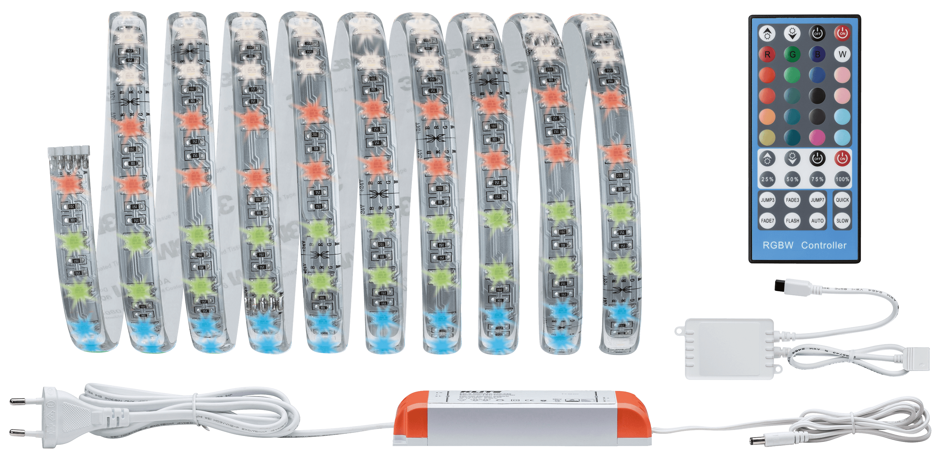 4000870706282 - MaxLED RGBW 70628 LED-Streifen-Basisset mit Stecker 24 V 3 m RGB Warmweiß 1 St 4000870706282 - MaxLED RGBW 70628 LED-Streifen-Basisset mit Stecker 24 V 3 m RGB Warmweiß 1 St