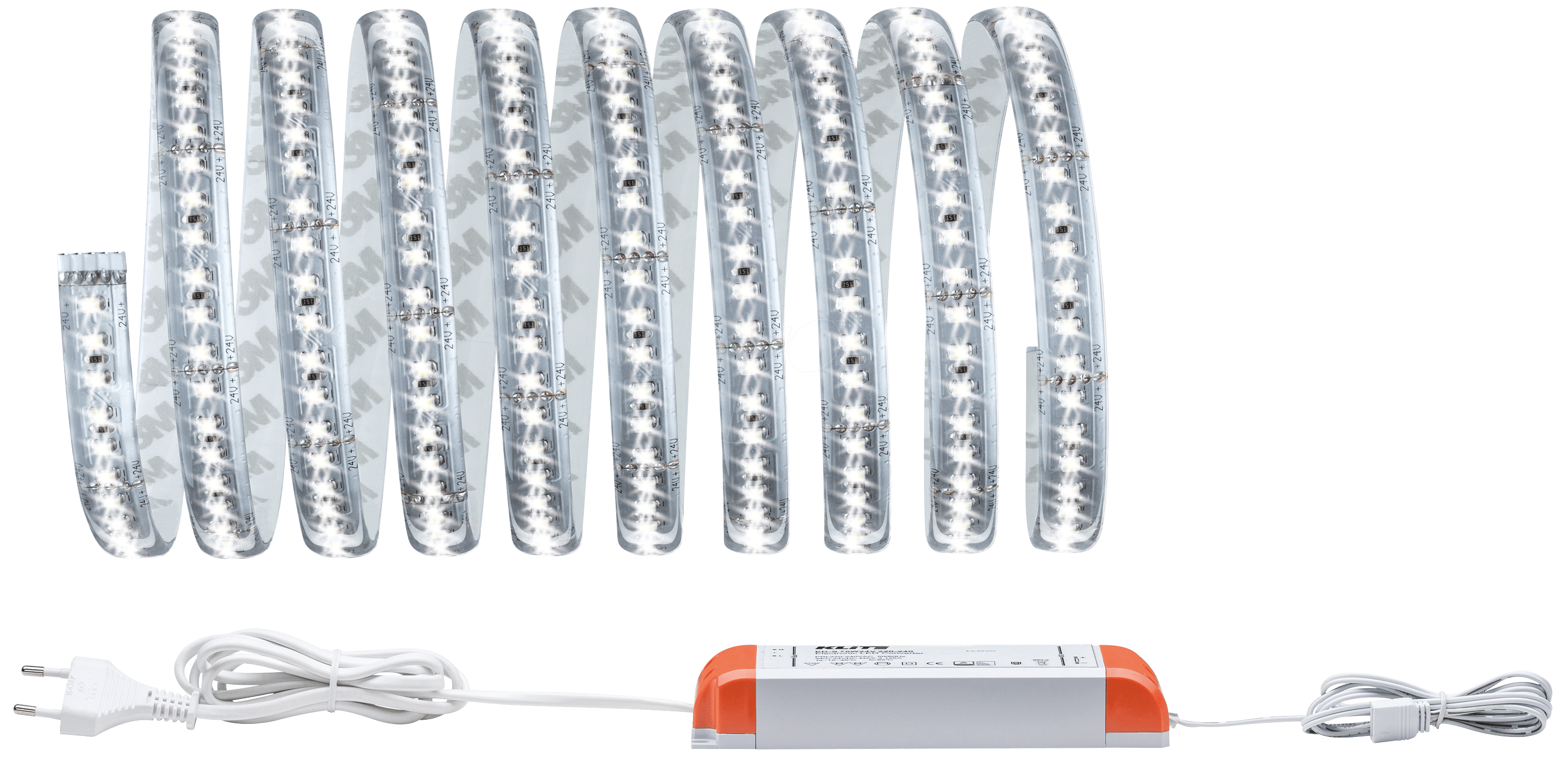 4000870706695 - MaxLED 1000 70669 LED-Streifen-Basisset mit Stecker 24 v 3 m Tageslichtweiß 1 St - Paulmann 4000870706695 - MaxLED 1000 70669 LED-Streifen-Basisset mit Stecker 24 v 3 m Tageslichtweiß 1 St - Paulmann