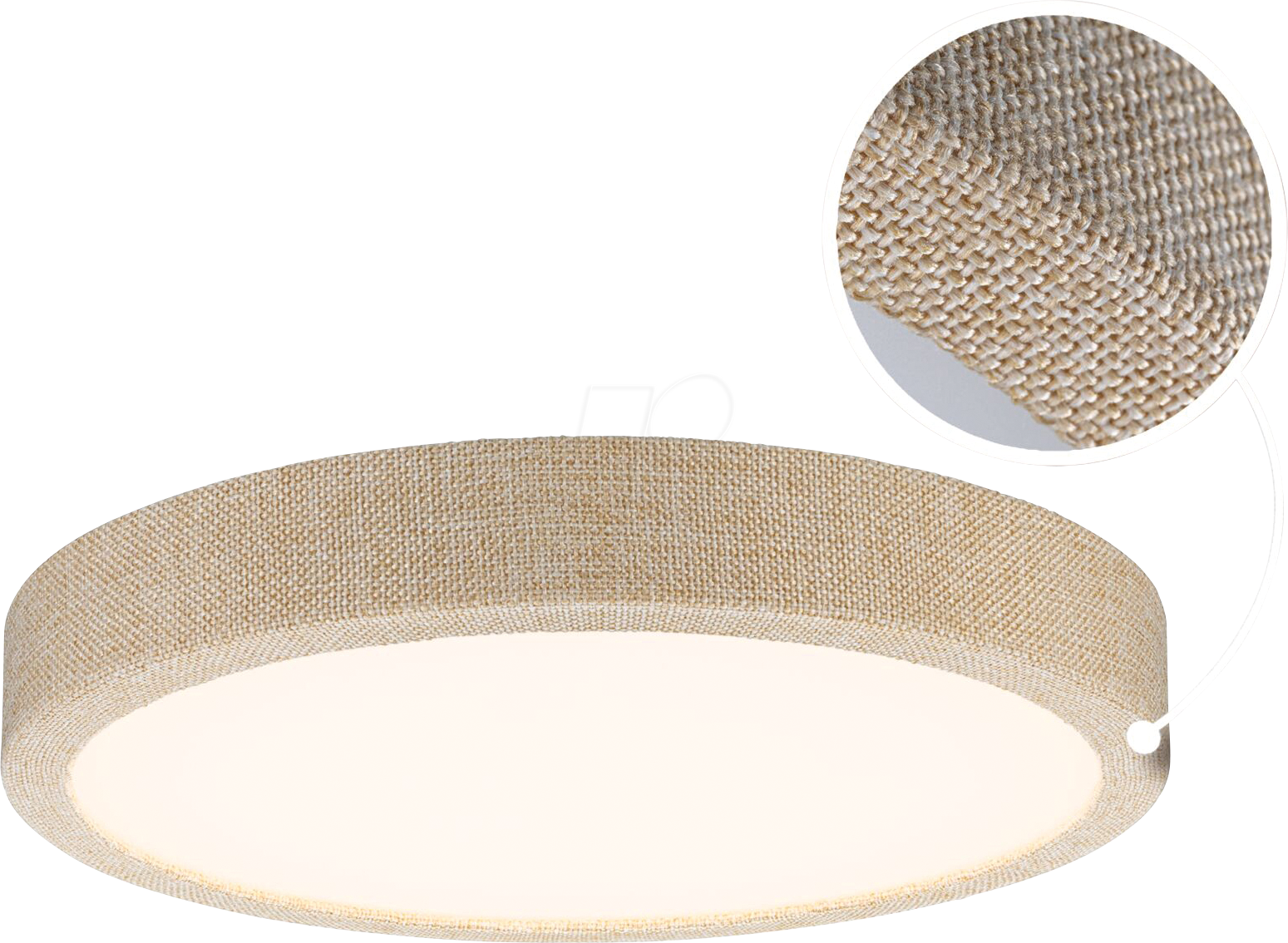 4000870710524 - Led Panel Cosara in Beige und Weiß 15W 1300lm IP44 3000K - beige - Paulmann