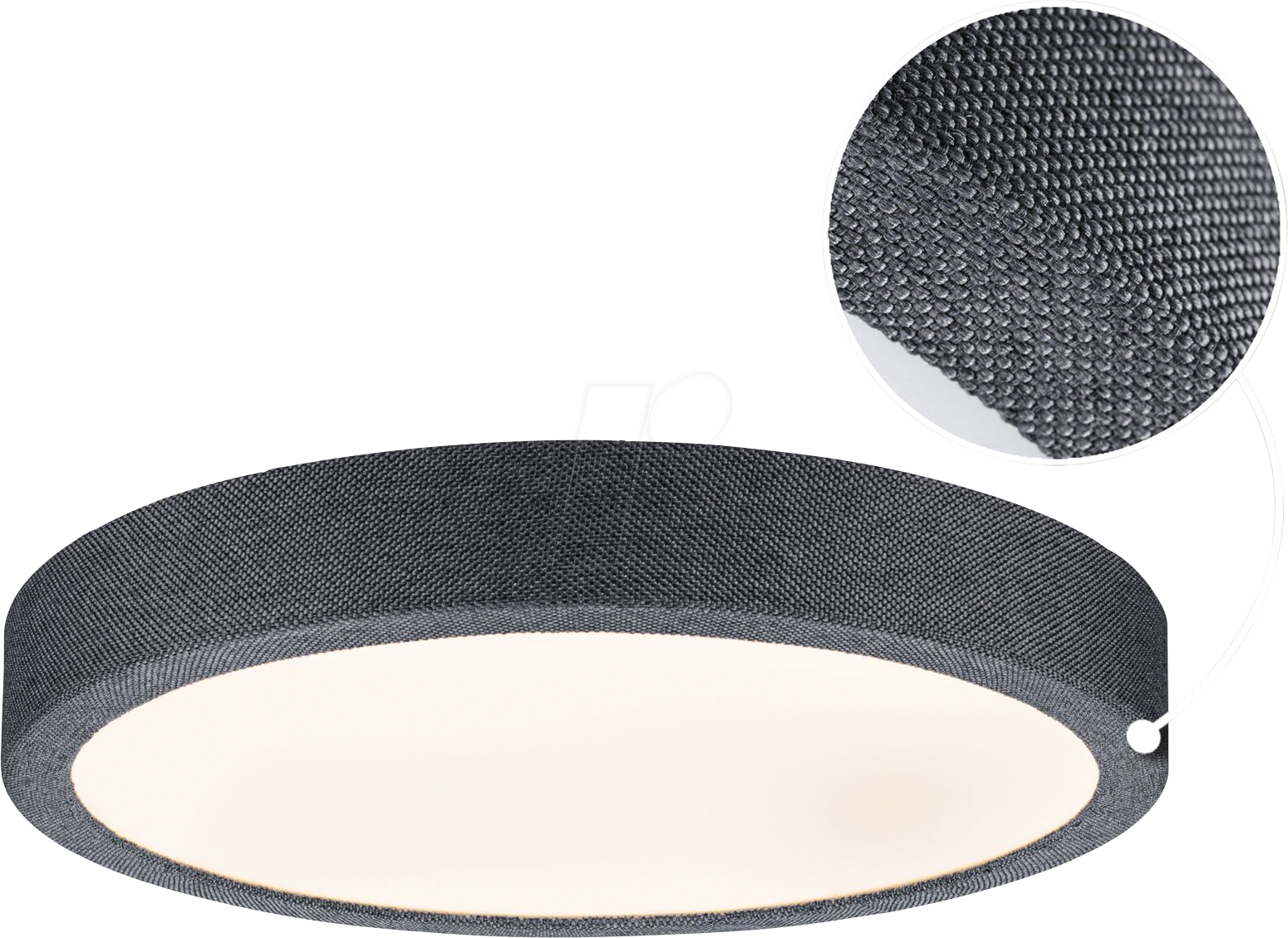 4000870710531 - Led Panel Cosara in Dunkelgrau und Weiß 15W 1300lm IP44 - grey - Paulmann