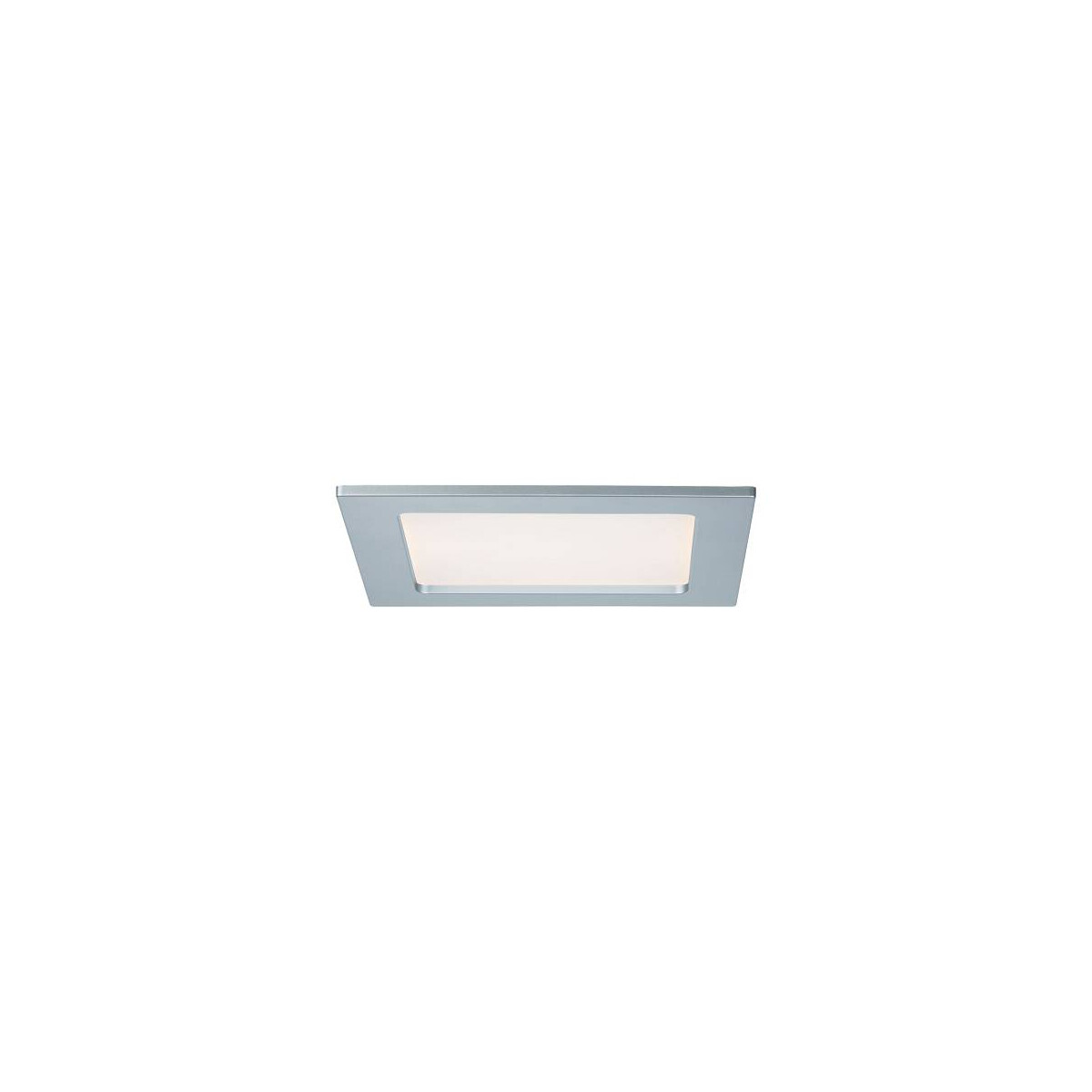 4000870920800 - LED-Bad-Einbauleuchte led led fest eingebaut 12 w IP44 Chrom (matt) - Paulmann