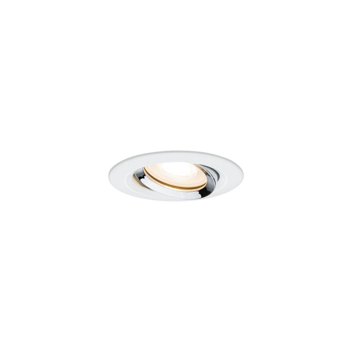 4000870929032 - LED Einbauleuchte Nova Plus Einzelleuchte schwenkbar IP65 rund 93mm 30° GU10 7W 460lm 230V dimmbar 2700K Weiß matt Chrom 4000870929032 - LED Einbauleuchte Nova Plus Einzelleuchte schwenkbar IP65 rund 93mm 30° GU10 7W 460lm 230V dimmbar 2700K Weiß matt Chrom