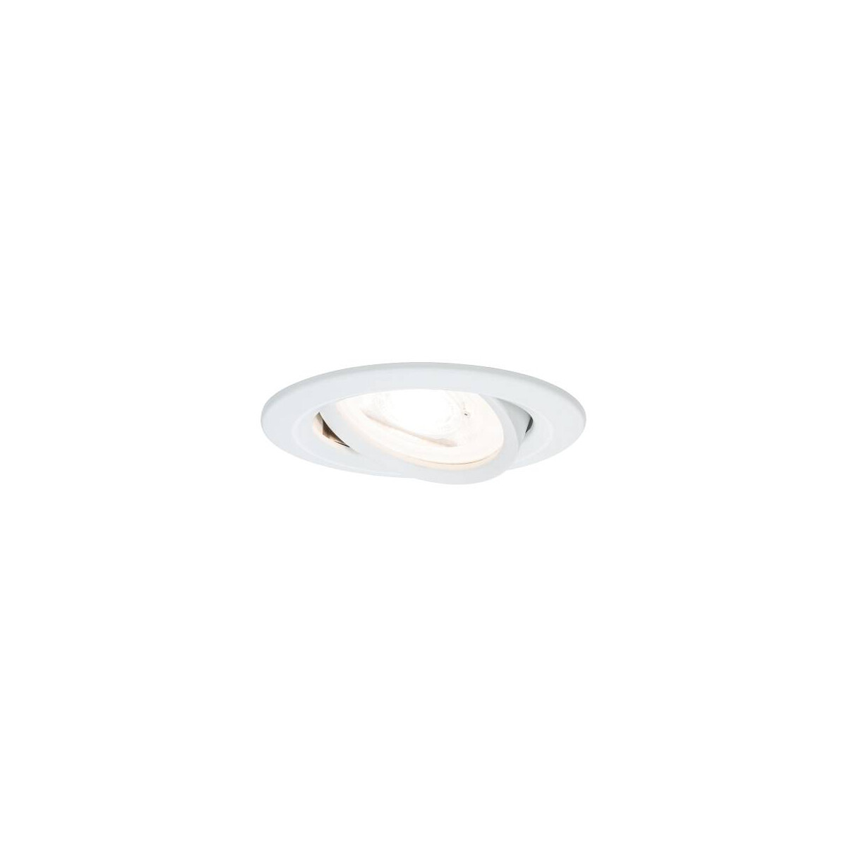 4000870934302 - LED Einbauleuchte Nova schwenkbar rund 84mm 50° GU10 65W 460lm 230V 2700K Weiß matt