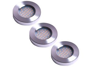 4000870935477 - 3er Set led Möbel Einbau Strahler Beleuchtungen Spot Lampen Leuchten 93547