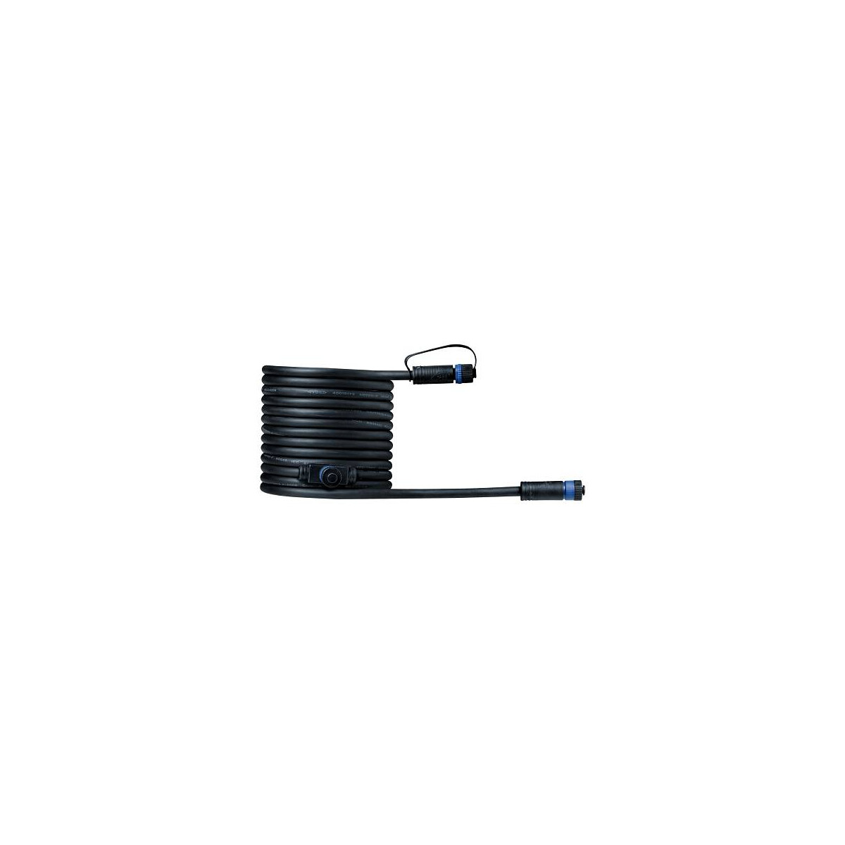 4000870939277 - 93927 Plug & Shine Kabel IP68 5m Schwarz mit zwei Anschlussbuchsen - Paulmann