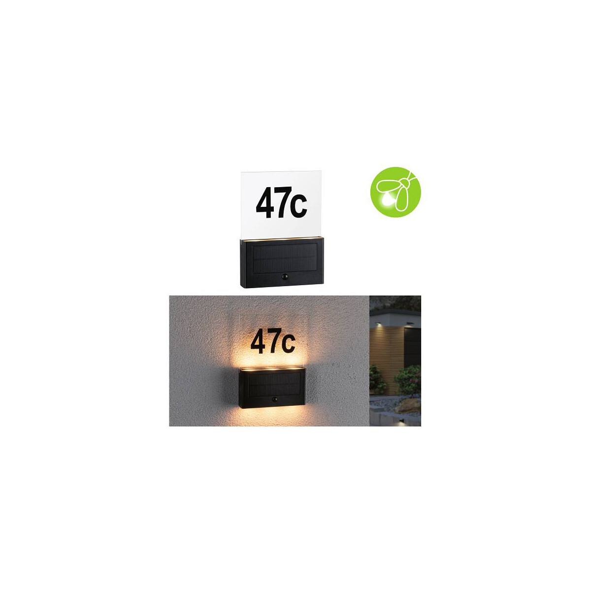 4000870947258 - Solar LED Hausnummernleuchte Neda Bewegungsmelder insektenfreundlich IP44 2200K 18lm Anthrazit 4000870947258 - Solar LED Hausnummernleuchte Neda Bewegungsmelder insektenfreundlich IP44 2200K 18lm Anthrazit