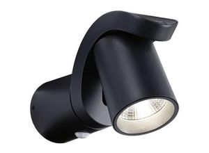 4000870948309 - LED Wandleuchte Cuff in Anthrazit 10W 700lm IP44 mit - black