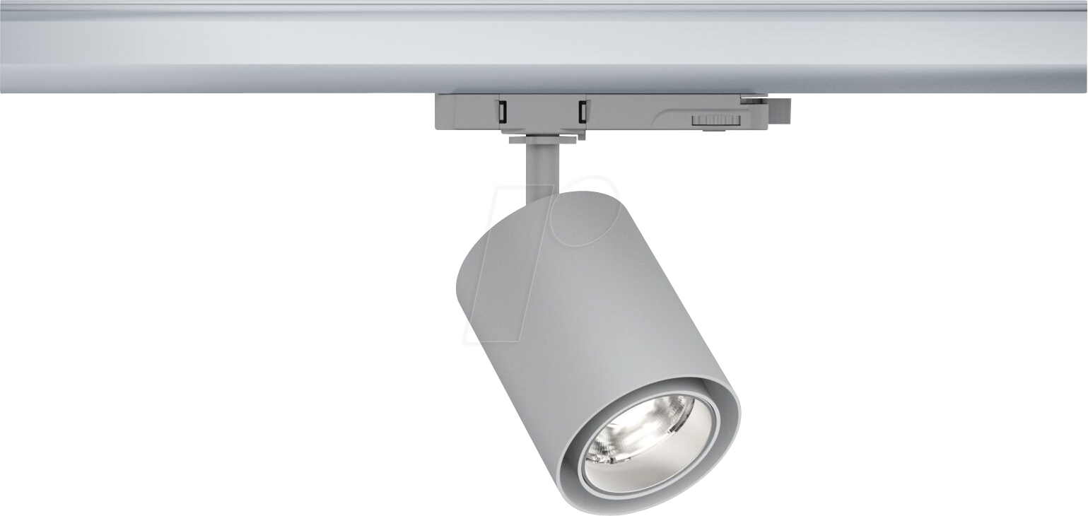 4000870965559 - - 96555 ProRail3 led Schienenspot Kratos 50° 2000lm 185W 4000K 230V Silber