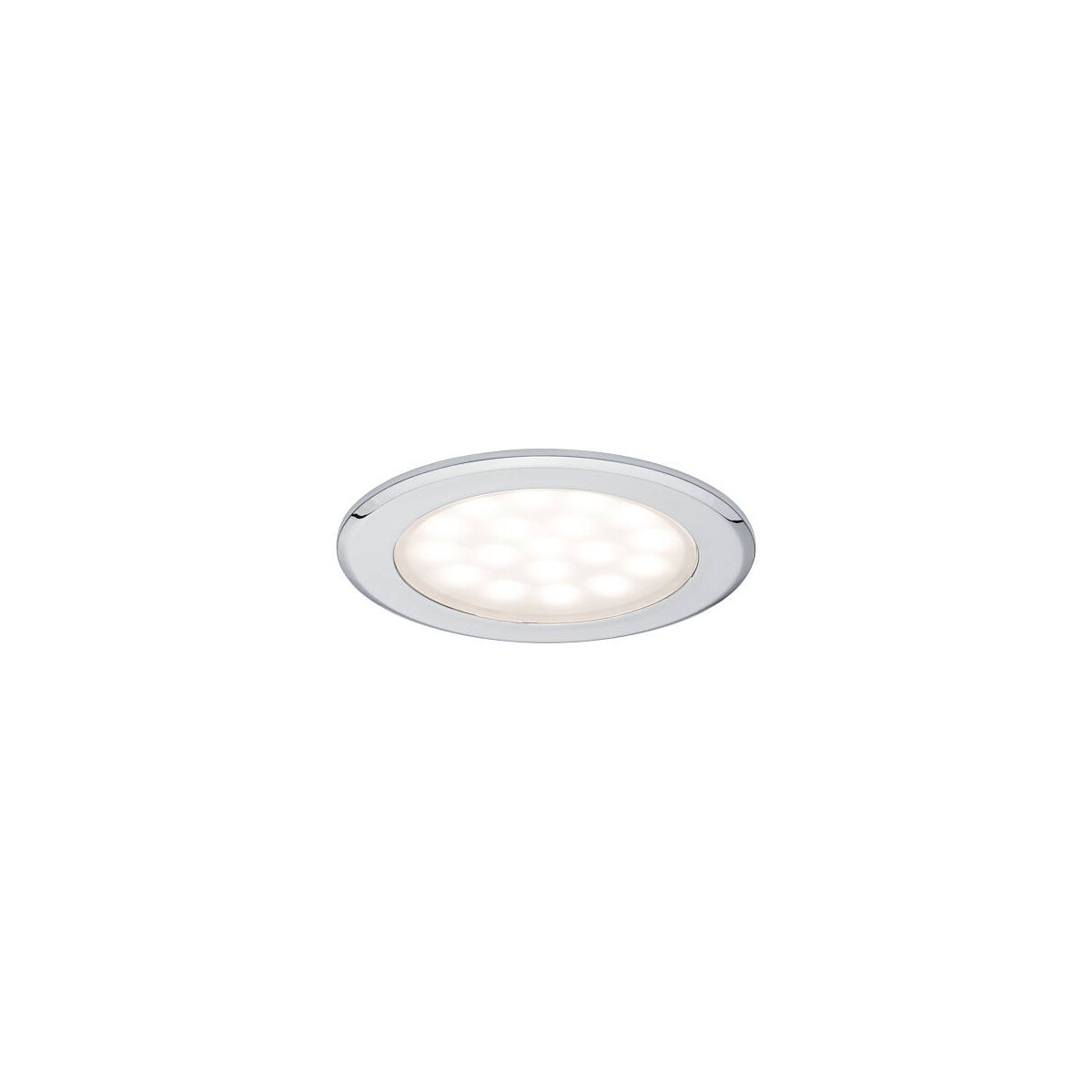 4000870999202 - 99920 LED-Einbauleuchte 2er Set led led fest eingebaut 5 w Chrom (glänzend) - Paulmann