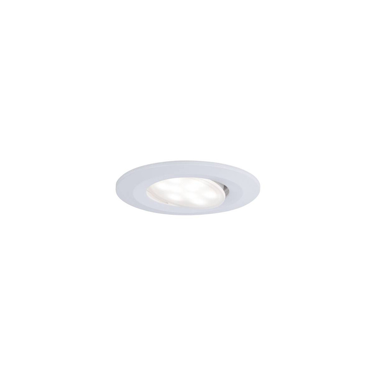 4000870999264 - HomeSpa LED Einbauleuchte Calla schwenkbar IP65 rund 90mm 30° 6W 530lm 230V 4000K Weiß matt