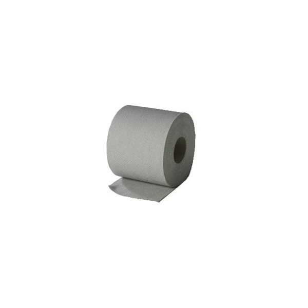 4000883005464 - Toilettenpapier Krepp 1116400 1-lagig grau 400 Blatt   Rolle 4000883005464 48 Stück