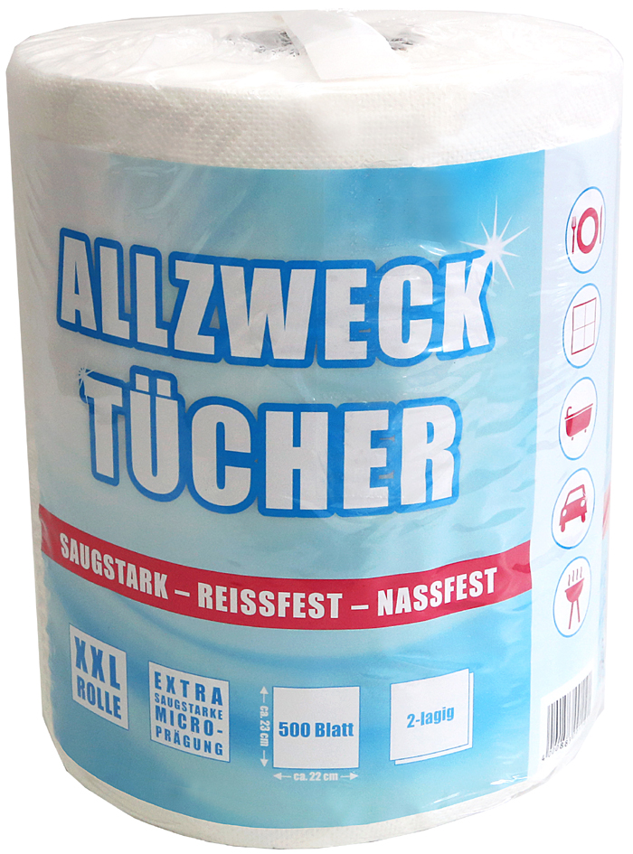 4000883091191 - Fripa Tissue Allzweck-Reinigungstücher weiß auf Rolle