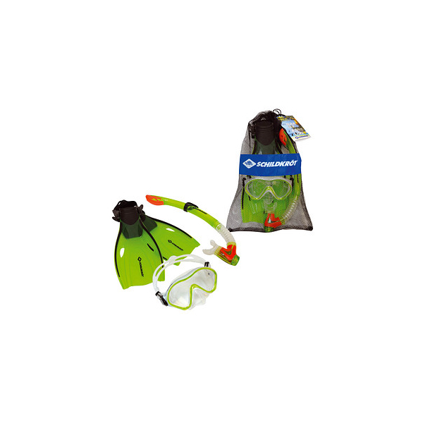 4000885002072 - Schildkröt Funsports - Schnorchel Set BERMUDA Junior S M (3-teilig im Meshbag