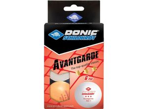 4000885085334 - Donic-Schildkröt Tischtennisball 3-Stern Avantgarde Poly 40+ 3x Weiß   3x Orange