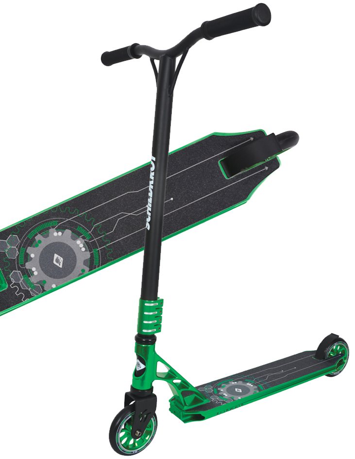 4000885104035 - SchildkrÃ¶t Stunt Scooter Â»FlipwhipÂ« mit Y-Lenker (Hydro Green) - B-Ware sehr gut