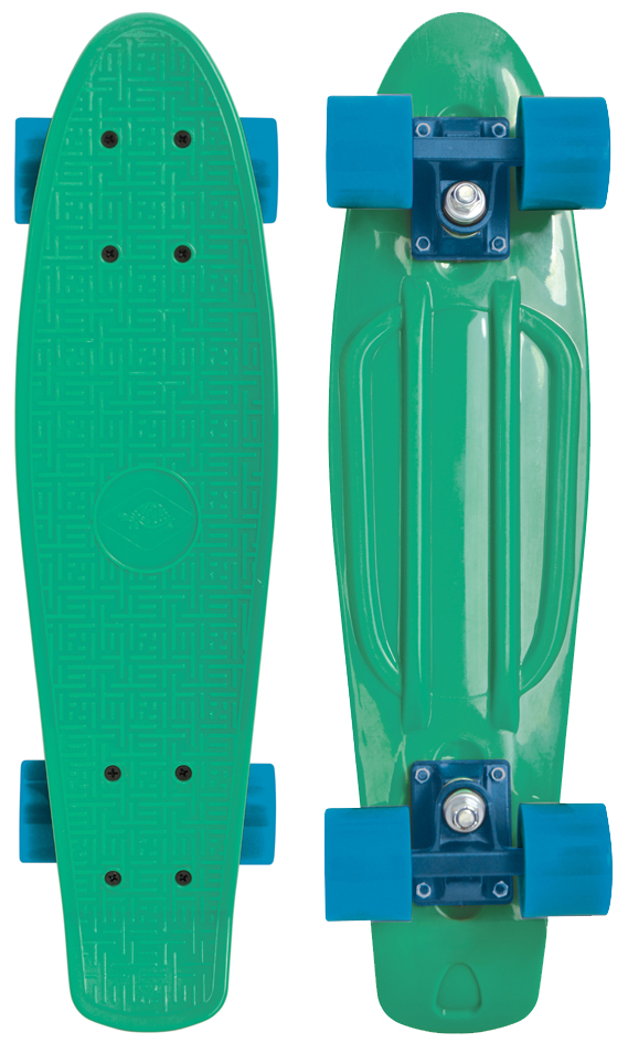 4000885107012 - SCHILDKRÖT Retro Skateboard Native Green