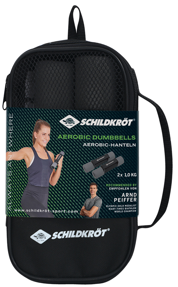 4000885600094 - Schildkröt-Fitness Soft Hantel 10 kg Set im Carrybag Gewicht - 10 kg Gewichtart - Kurzhantel - Set