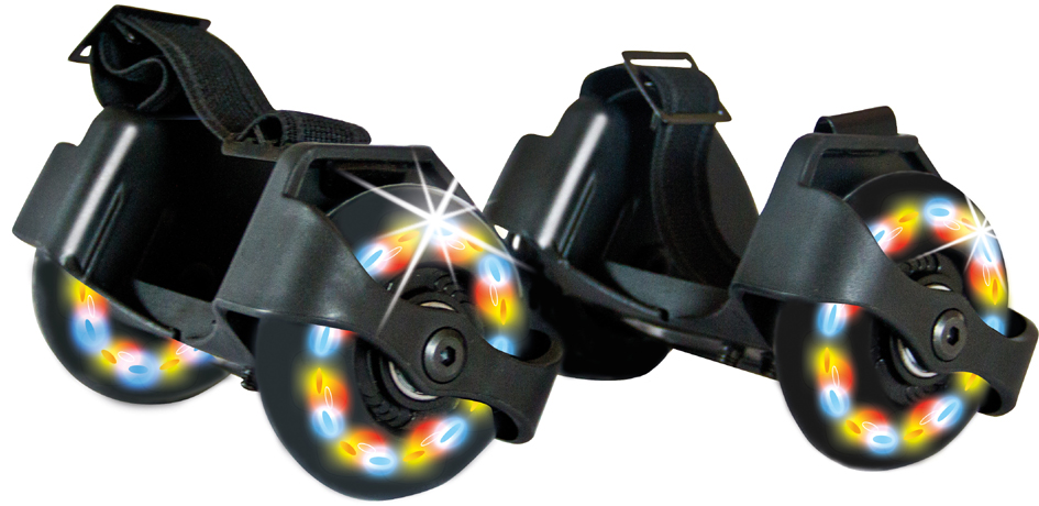 4000885703023 - Schildkröt Funsports - FLASHY ROLLERS mit 3 LED 70mm PU Rollen ABEC 5 Lager