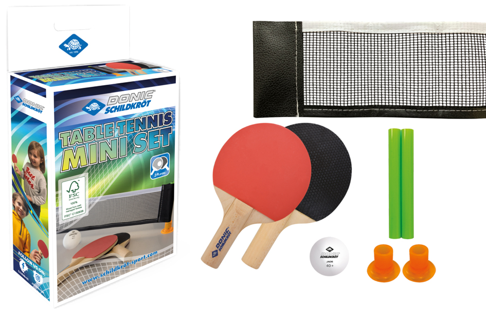 4000885884609 - DONIC SCHILDKRÖT Mini-Tischtennis Set