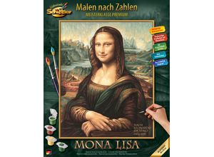 4000887915110 - Malen nach Zahlen SCHIPPER Meisterklasse Premium - Mona Lisa Malvorlagen bunt Kinder Basteln Malen Kosmetik Schmuck Made in Germany