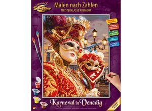 4000887918692 - Malen nach Zahlen SCHIPPER Meisterklasse Premium - Karneval in Venedig Malvorlagen bunt Kinder Basteln Malen Kosmetik Schmuck Made Germany