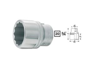 4000896001019 - HAZET 1000AZ-11 2 Außen-Sechskant Steckschlüsseleinsatz 1 1 2 3 4 (20 mm)