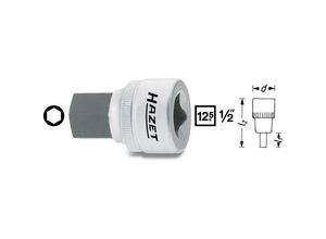 4000896046805 - HAZET 985-17 Innen-Sechskant Steckschlüssel-Bit-Einsatz 17 mm 1 2 (125 mm)