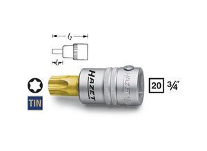 4000896087501 - HAZET 1012-T80 Innen-TORX Steckschlüssel-Bit-Einsatz T 80 3 4 (20 mm)