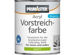 4001044145678 - Acryl Vorstreichfarbe 750 ml weiß matt