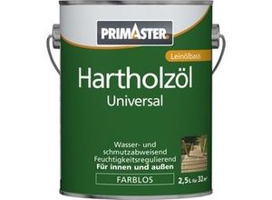 4001044217825 - Hartholzöl Universal 25 l farblos Holzschutz Holzöl - Primaster