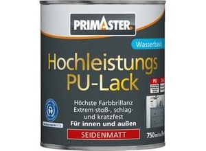 4001044218648 - Hochleistungs-PU-Lack RAL 9001 750 ml 2in1 cremeweiß seidenmatt