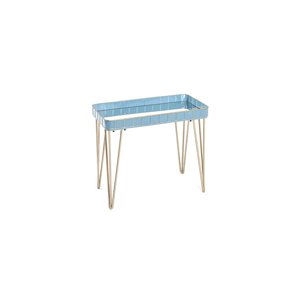 4001070188458 - Beistelltisch Metall gold-blau 600 x 310 x 540 cm 4001070188458 HAKU Möbel