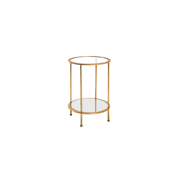 4001070202864 - Beistelltisch Glas gold 380 x 380 x 550 cm 4001070202864 HAKU Möbel