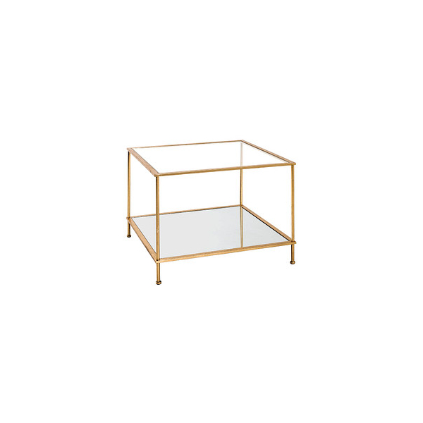 4001070202895 - Beistelltisch Glas gold 600 x 600 x 450 cm 4001070202895 HAKU Möbel