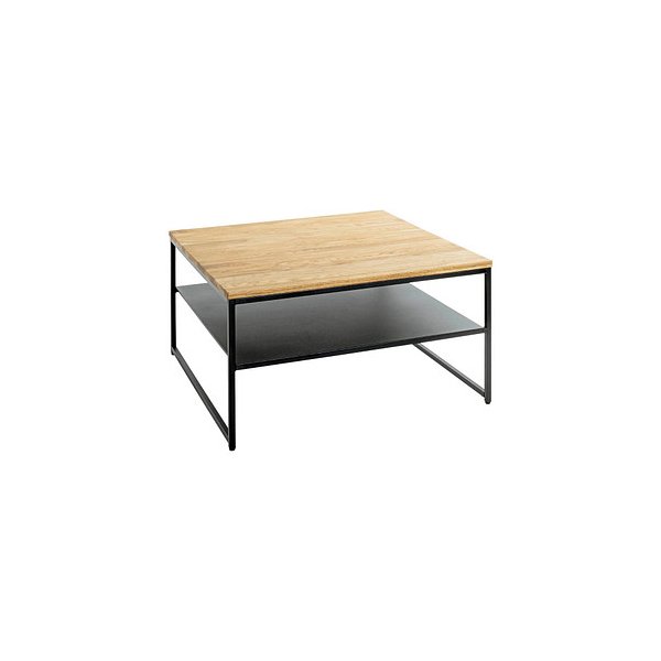 4001070373380 - Couchtisch 40cm (H) 70x70cm (BxT) quadratisch eiche schwarz 4001070373380 HAKU Möbel 4001070373380 - Couchtisch 40cm (H) 70x70cm (BxT) quadratisch eiche schwarz 4001070373380 HAKU Möbel